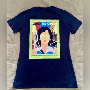 Official 2023 US Open, Equal Pay, Women’s Small, Navy T-shirt
